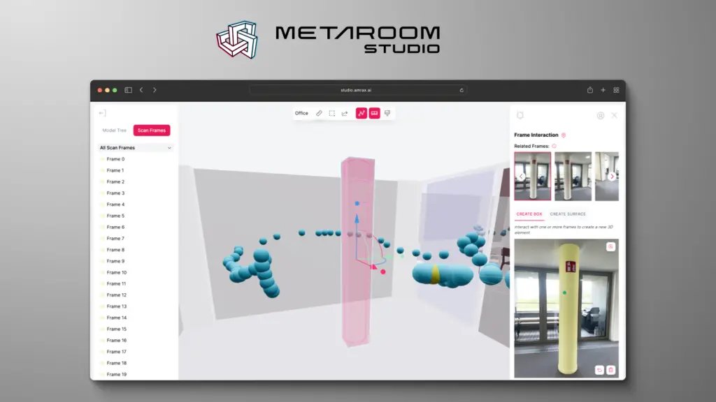 Turn Scan Frames into 3D Elements