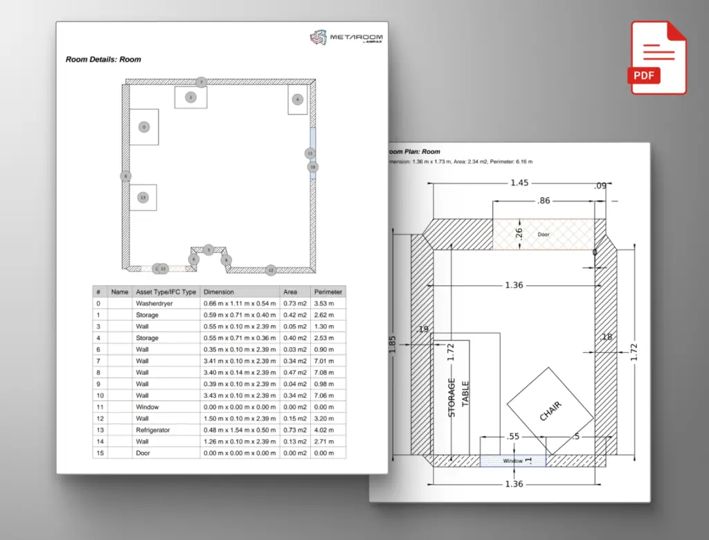 2D PDF Plan & Report