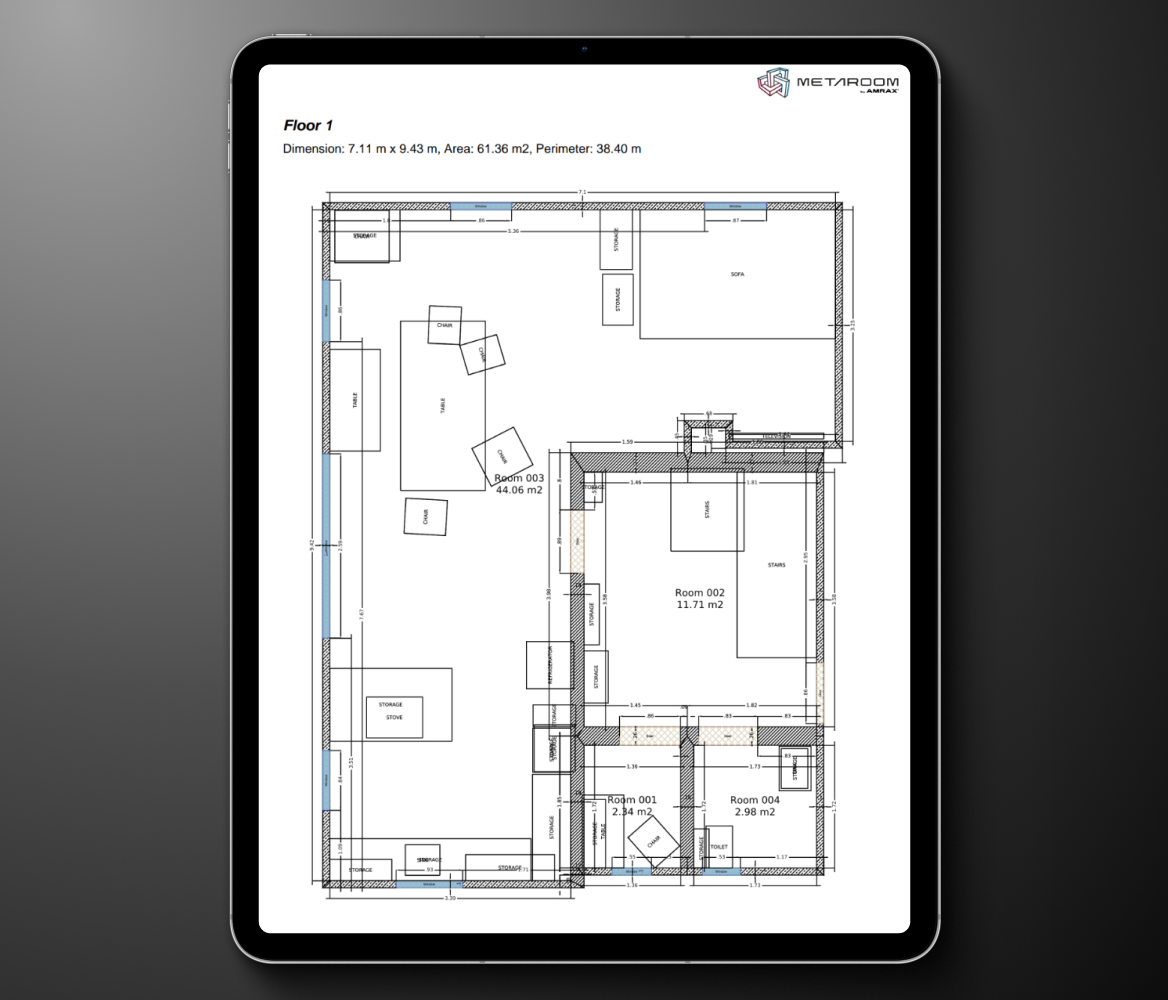Get 2D Floor Plans Reports In Minutes With Your Smartphone