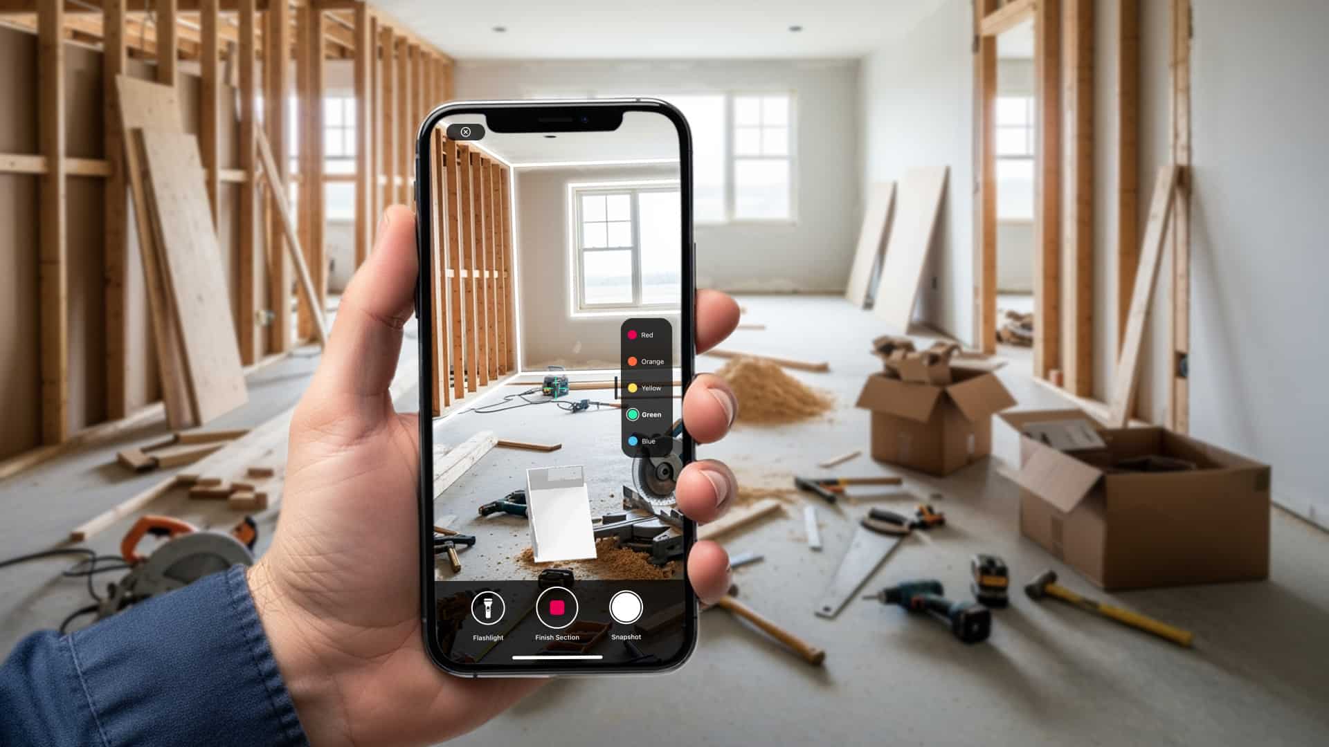 Initial room planning with AI assisted tools