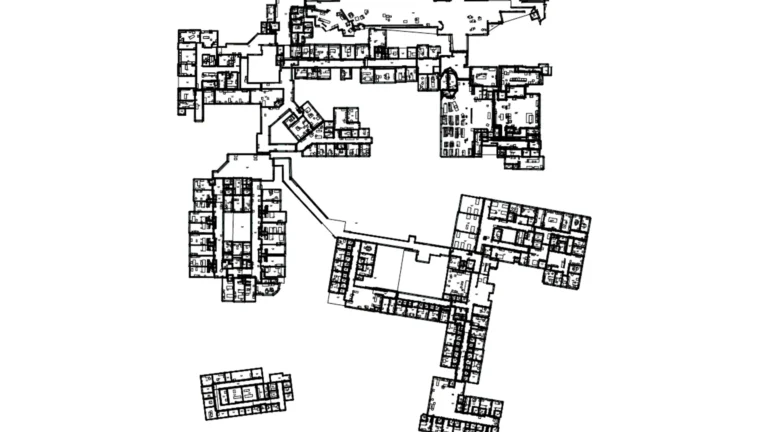Exporting a pdf file with a 2d floor plan of a hospital